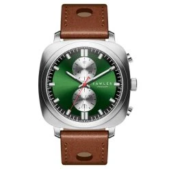 Fawler Callao | Montre Coussin Verte