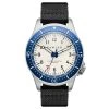 Fawler Luscent | Montre De Plongée En Acier Bleu Et Argenté Avec Cadran Luminescent