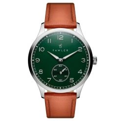 Fawler Adrien | Montre En Acier Inoxydable Et émail Vert
