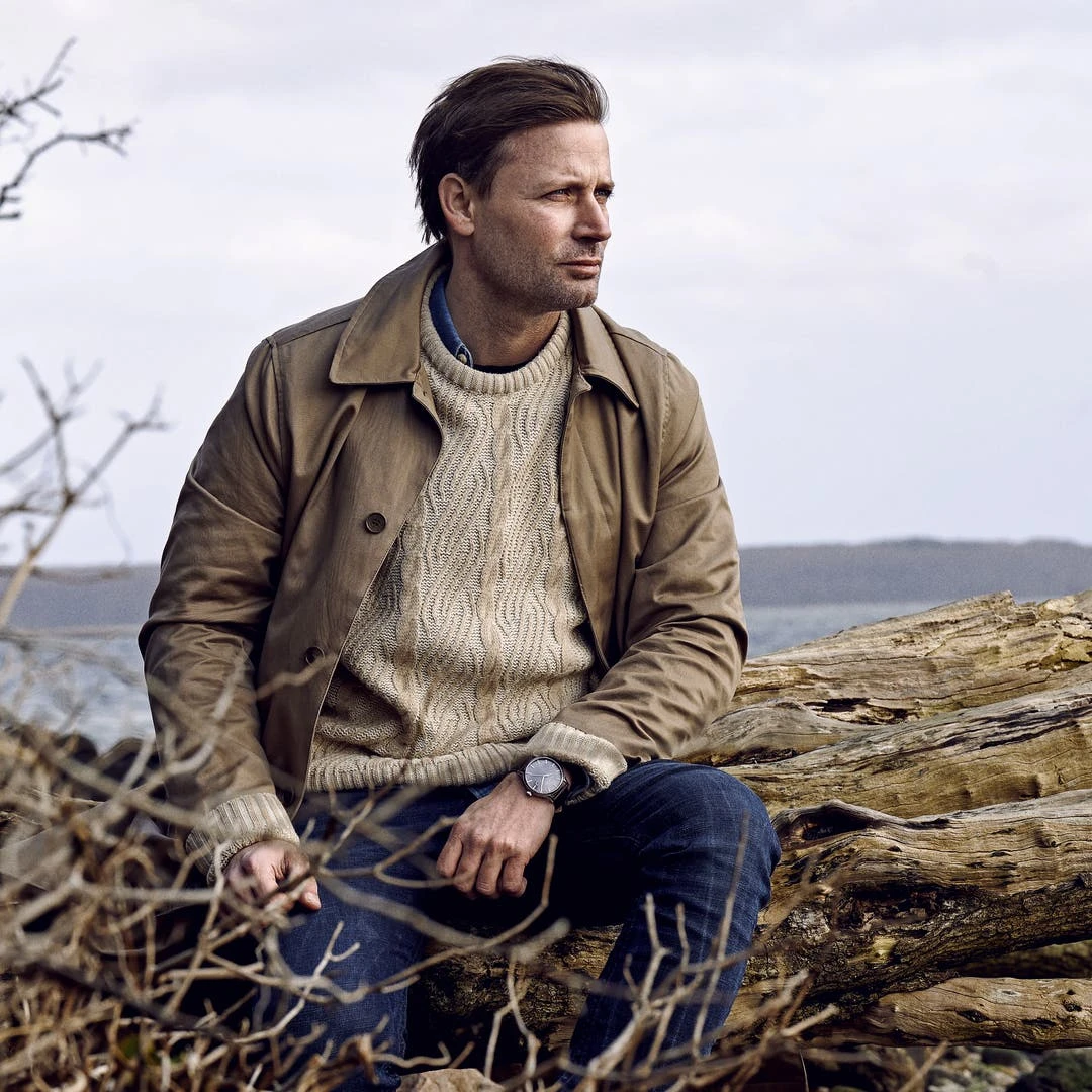 Fawler Timon | Montre Automatique à Cadran En Nacre Grise – Image 3